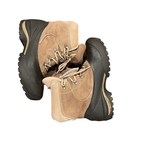 Sorel Men\'s Brown Black Cold Mountain Winter Suede Rubber Boots Shoes Size 9 main image 8